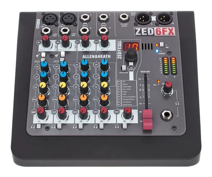 Allen & Heath ZED-6 FX, widok 2