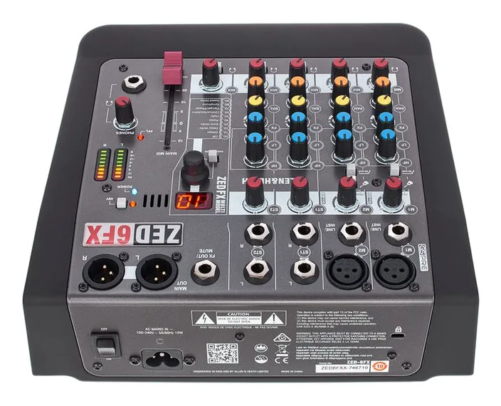 Allen & Heath ZED-6 FX, widok 4