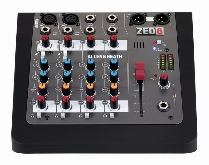 Allen & Heath ZED-6, widok 2