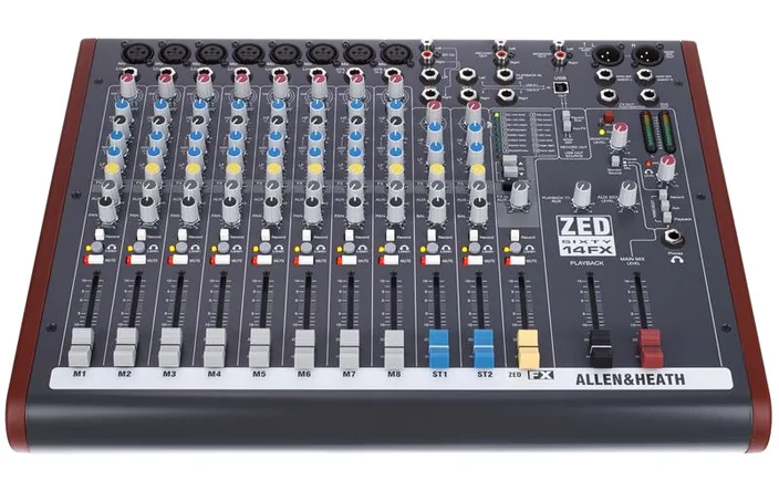 Allen & Heath ZED60-14FX, widok 2