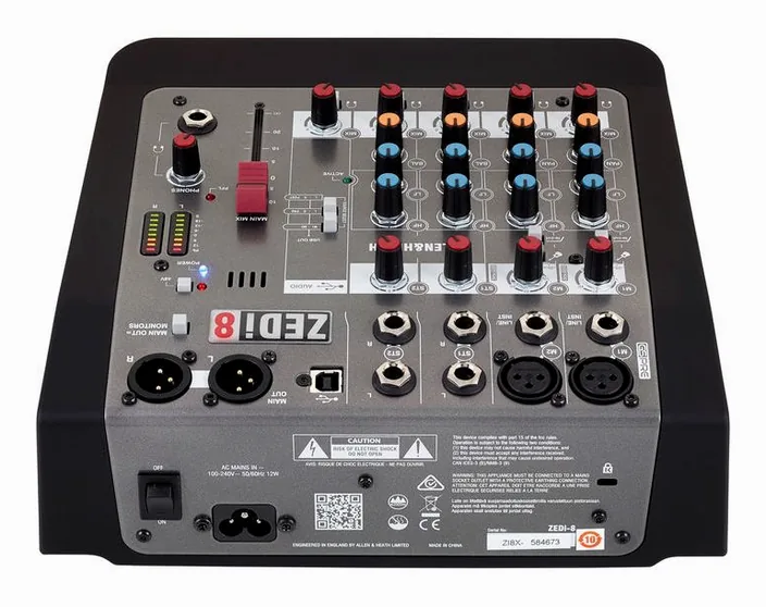 Allen & Heath ZEDi-8, widok 4