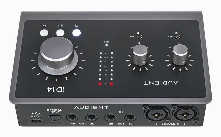 Audient iD14 MKII, widok 4