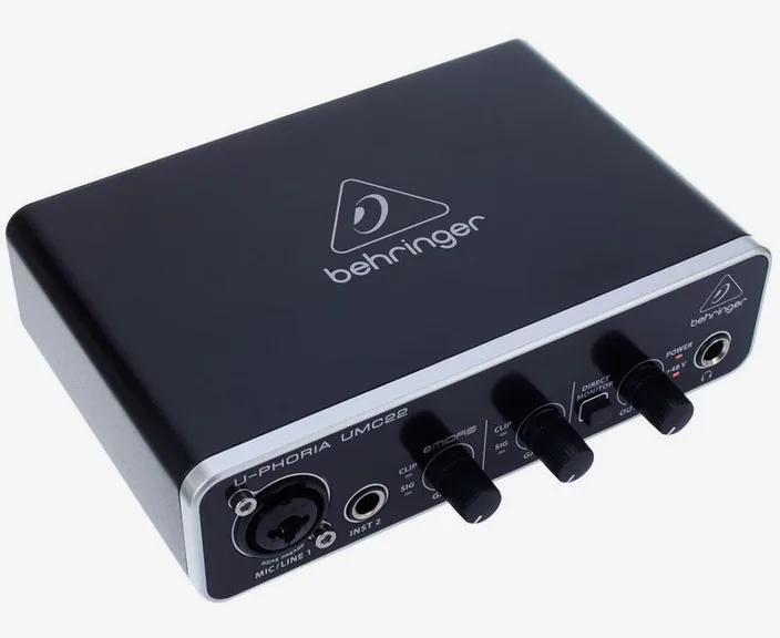 Behringer U-Phoria UMC22, widok 3