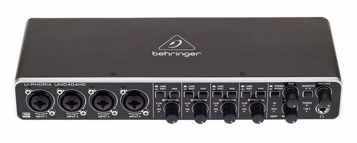 Behringer UMC404HD, widok 2