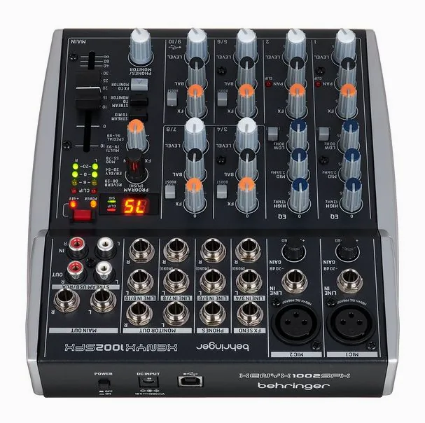 Behringer Xenyx 1002SFX, widok 4