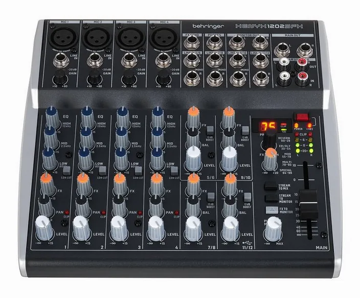 Behringer Xenyx 1202SFX, widok 2