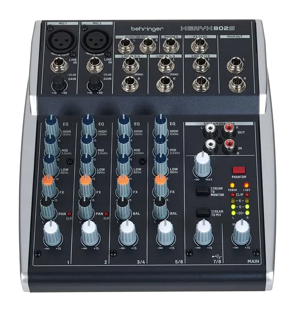 Behringer Xenyx 802S, widok 2