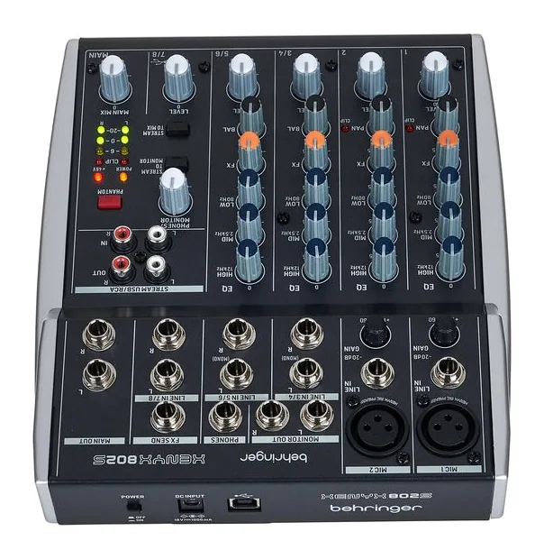 Behringer Xenyx 802S, widok 4