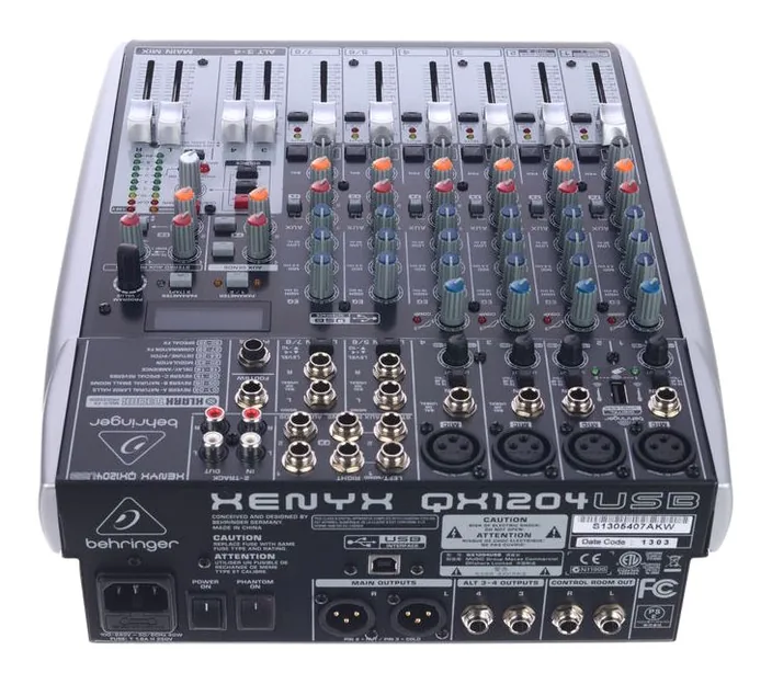 Behringer Xenyx QX1204USB, widok 3