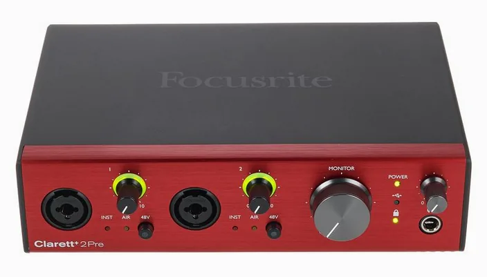 Focusrite Clarett+ 2Pre, widok 2
