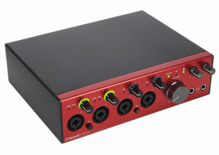 Focusrite Clarett+ 4Pre, widok 3