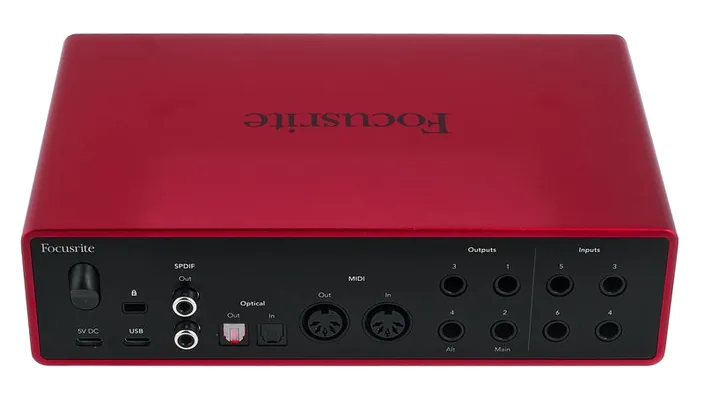 Focusrite Scarlett 16i16 4th Gen, widok 4