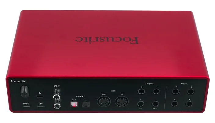 Focusrite Scarlett 18i16 4th Gen, widok 4