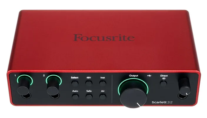 Focusrite Scarlett 2i2 4th Generation, widok 2