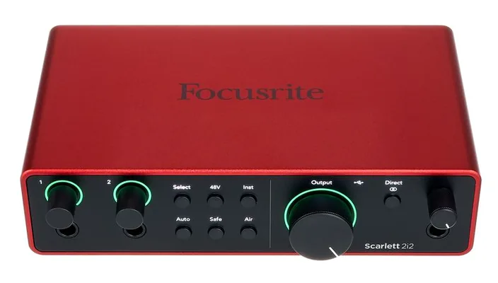 Focusrite Scarlett 2i2 Studio 4th Gen., widok 3