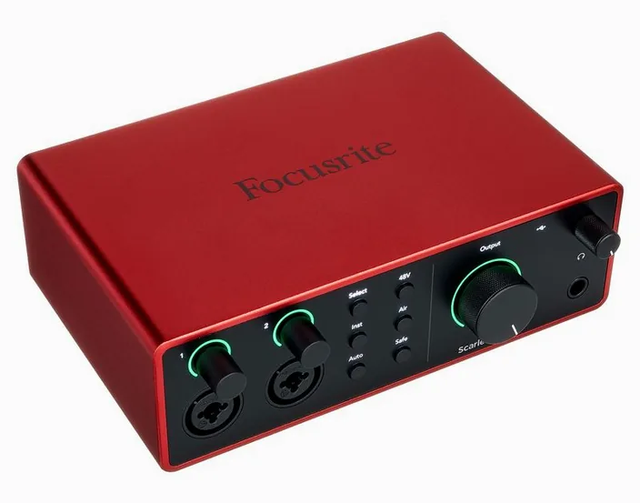 Focusrite Scarlett 4i4 4th Generation, widok 3