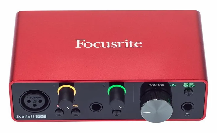 Focusrite Scarlett Solo 3rd Gen, widok 2