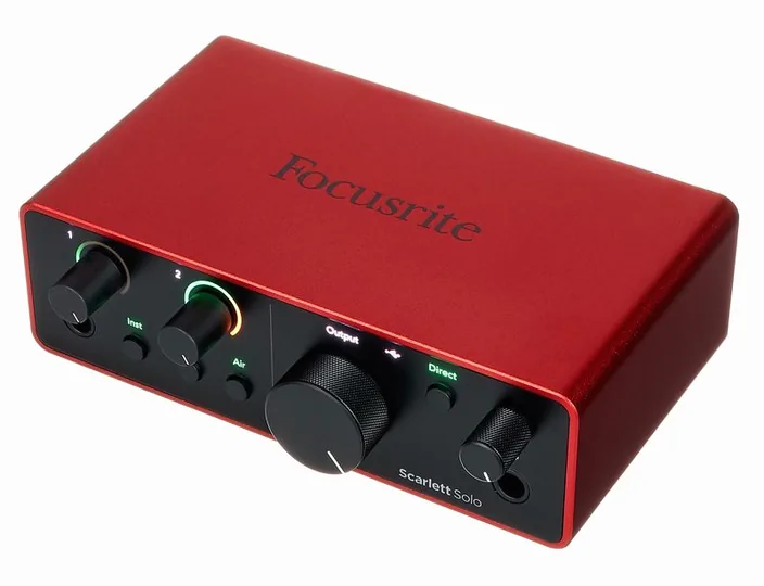 Focusrite Scarlett Solo Studio 4th Gen., widok 2