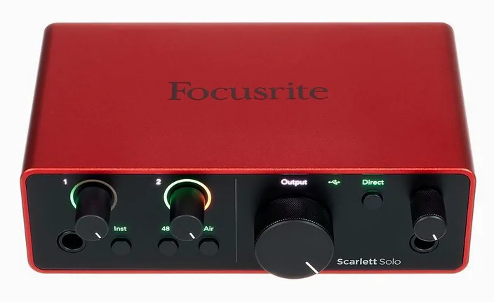 Focusrite Scarlett Solo Studio 4th Gen., widok 3