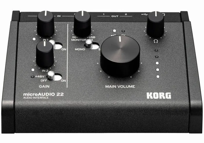 Korg microAUDIO 22, widok 2