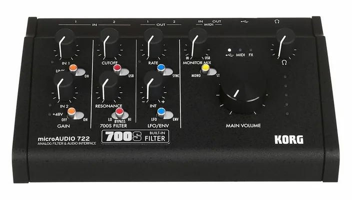 Korg microAUDIO 722, widok 2