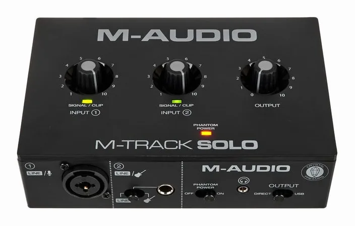 M-Audio M-Track Solo, widok 2