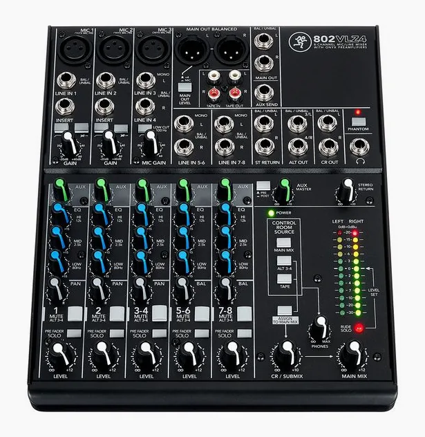 Mackie 802 VLZ4, widok 2