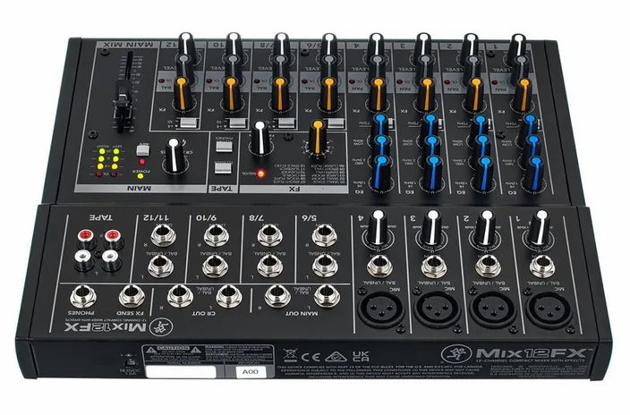 Mackie Mix12FX, widok 4