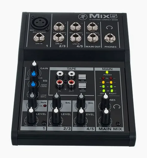 Mackie Mix5, widok 2