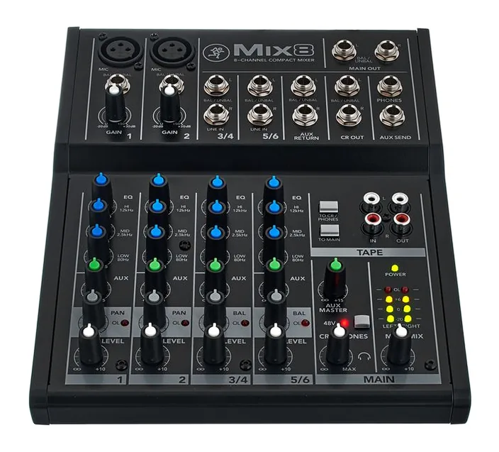Mackie Mix8, widok 2