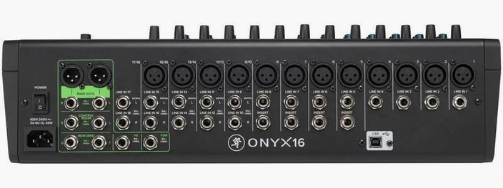 Mackie Onyx16, widok 3