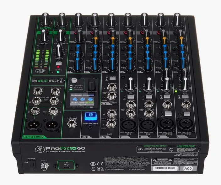 Mackie ProFX10 GO, widok 4