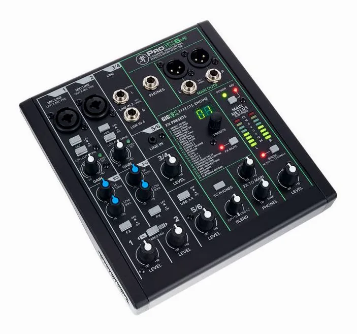 Mackie ProFX6v3, widok 3