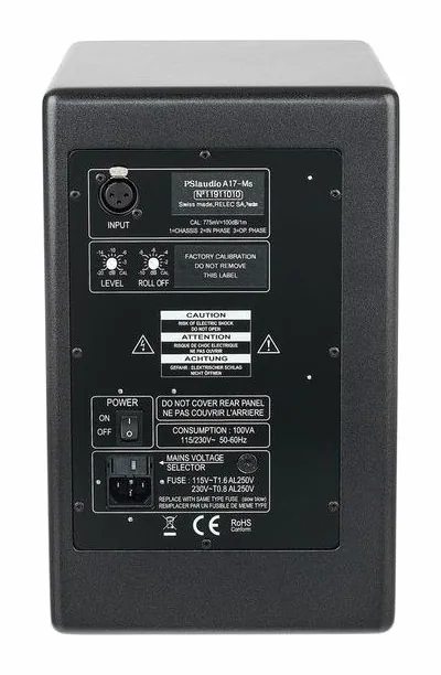 PSI Audio A17-M Metal Black, widok 4