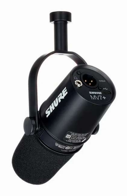 Shure MV7 Plus, widok 3