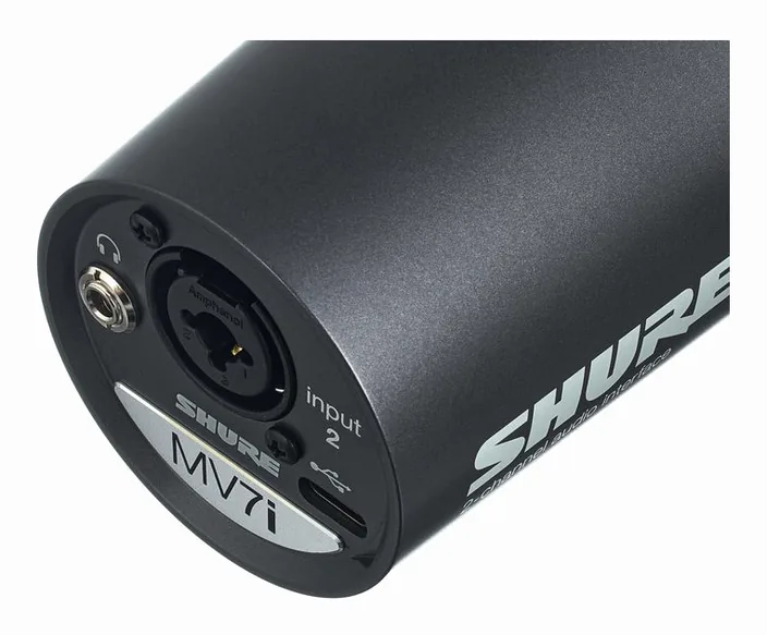 Shure MV7i, widok 4