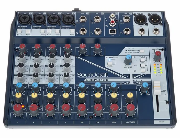 Soundcraft Notepad-12FX, widok 2