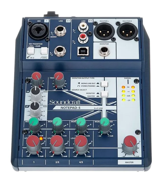 Soundcraft Notepad-5, widok 2
