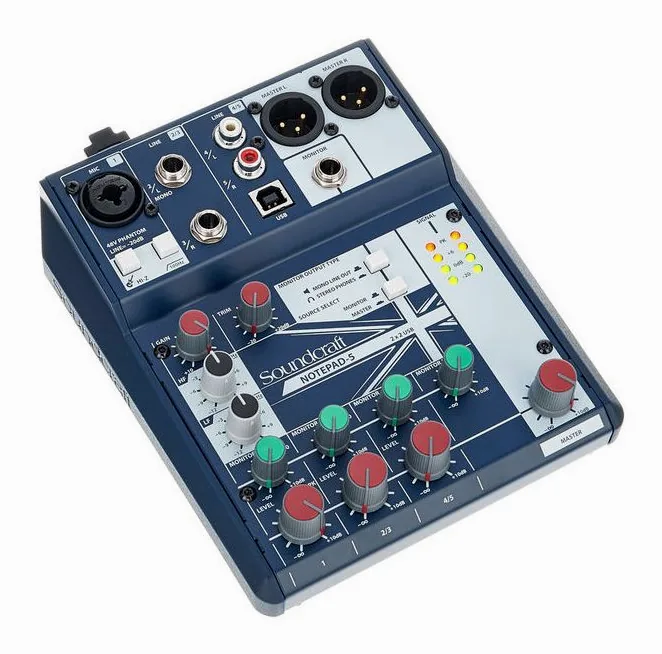 Soundcraft Notepad-5, widok 3