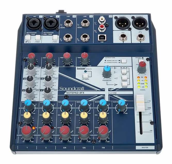 Soundcraft Notepad-8FX, widok 2