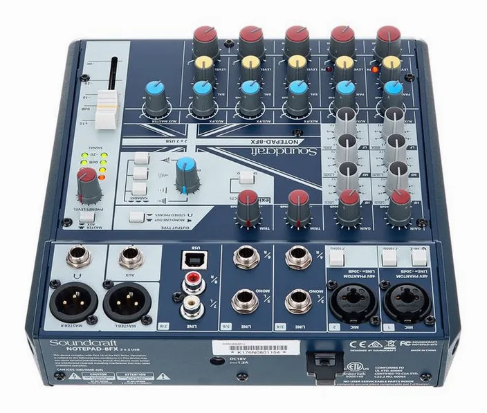 Soundcraft Notepad-8FX, widok 4