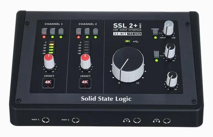 SSL 2+ MKII, widok 2