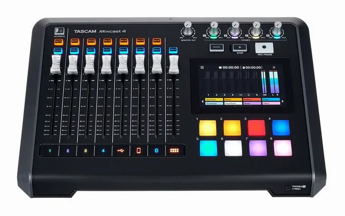 Tascam Mixcast 4, widok 2