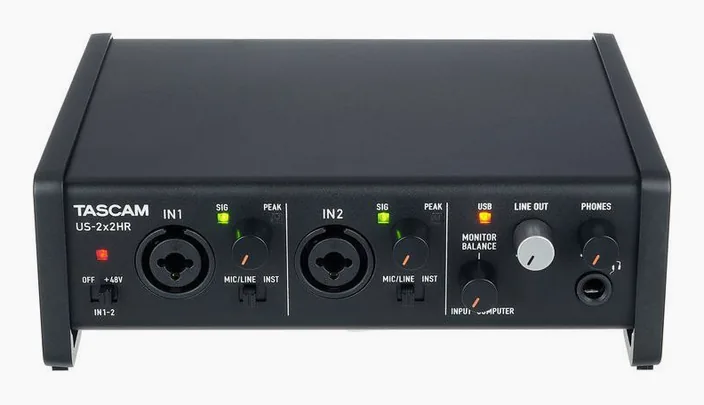 Tascam US-2x2HR, widok 2