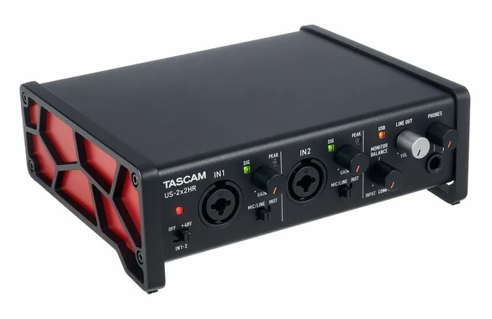 Tascam US-2x2HR, widok 3