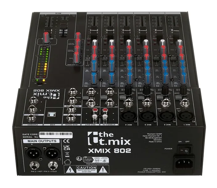 the t.mix xmix 802 USB, widok 4