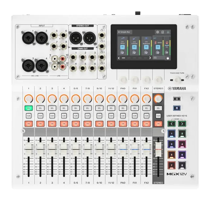 Yamaha MGX12V WH, widok 3