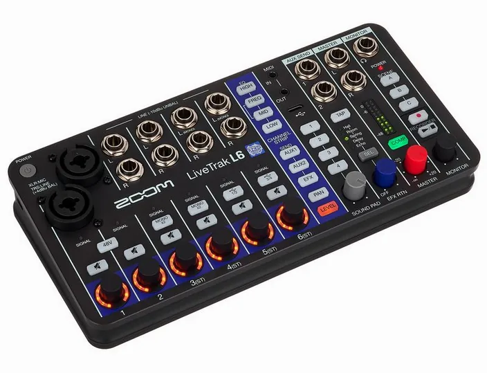 Zoom LiveTrak L-6, widok 3