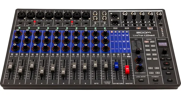 Zoom LiveTrak L12next, widok 2