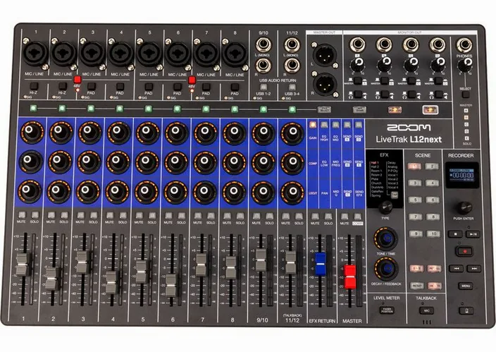 Zoom LiveTrak L12next, widok 4